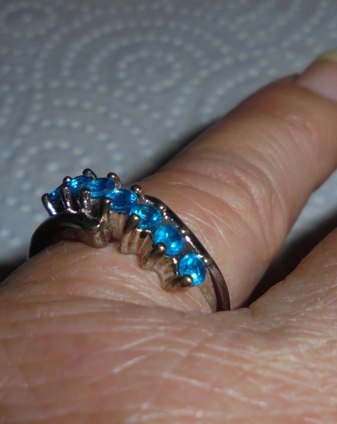 Ringe: Echtschmuck: Neonblauer Apatit-Silberring 53 Zertifikat – Neu (gemäss Beschreibung) aus Zuchwil von maumauchi 4