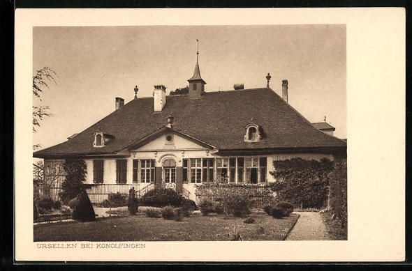 Cartoline postali: AK Konolfingen, Schloss Ursellen – Usato da Berlin venduto da bartko-reher