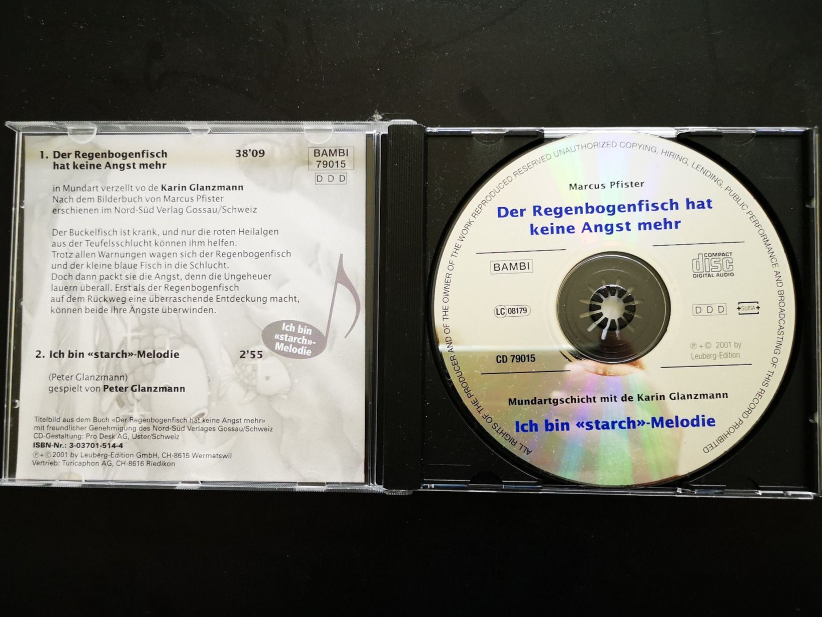 CDs: Der Regenbogenfisch hat keine Angst mehr – Gebraucht aus Liestal von  1