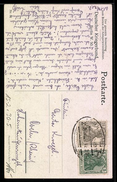 Cartoline postali: Portrait von Graf Zeppelin mit Lorbeerkr – Usato da Berlin venduto da bartko-reher 1