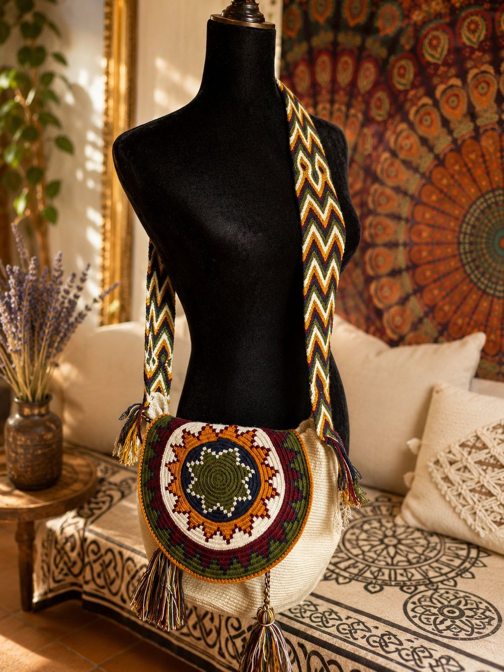 Taschen für Damen: Boho Bag - Wayuu Tasche aus Kolumbien – Neu (gemäss Beschreibung) aus Tschugg von Maljiada 1