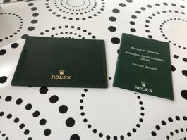 ROLEX ORIGINAL - SET - FOR YOUR WATCH BOOKLET & CADRS CASE !
