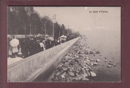 LAUSANNE - Quai d'Ouchy très animé
