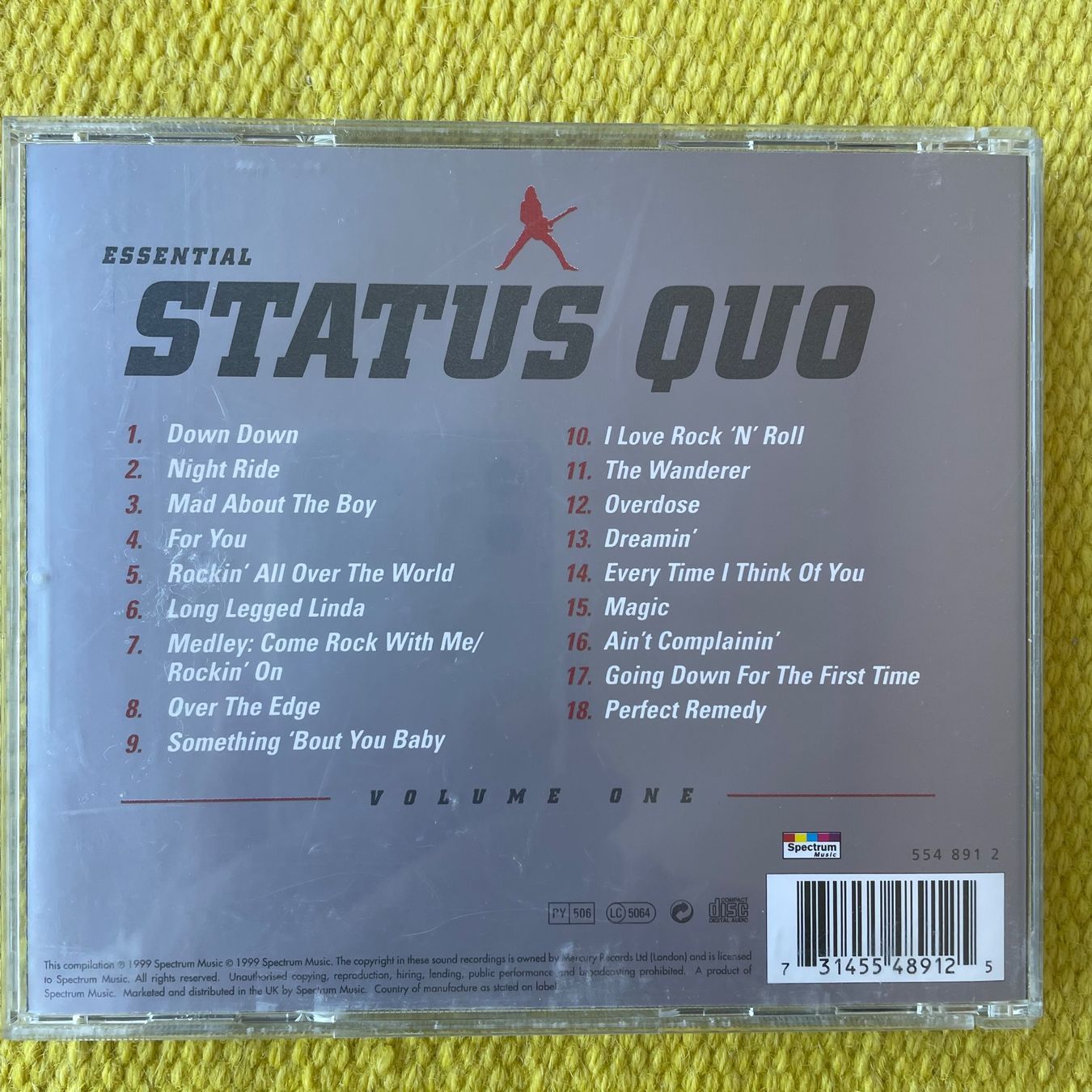CD: STATUS QUO-ESSENTIAL QUO VOL.1 – Usato da Rorschacherberg venduto da CD-Roli 1