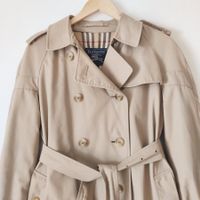 BURBERRY Mantel Trenchcoat Gehrock Gürtel Novacheck Gr.38
