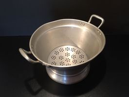 Urgrossmutters Salatsieb, aus Alu