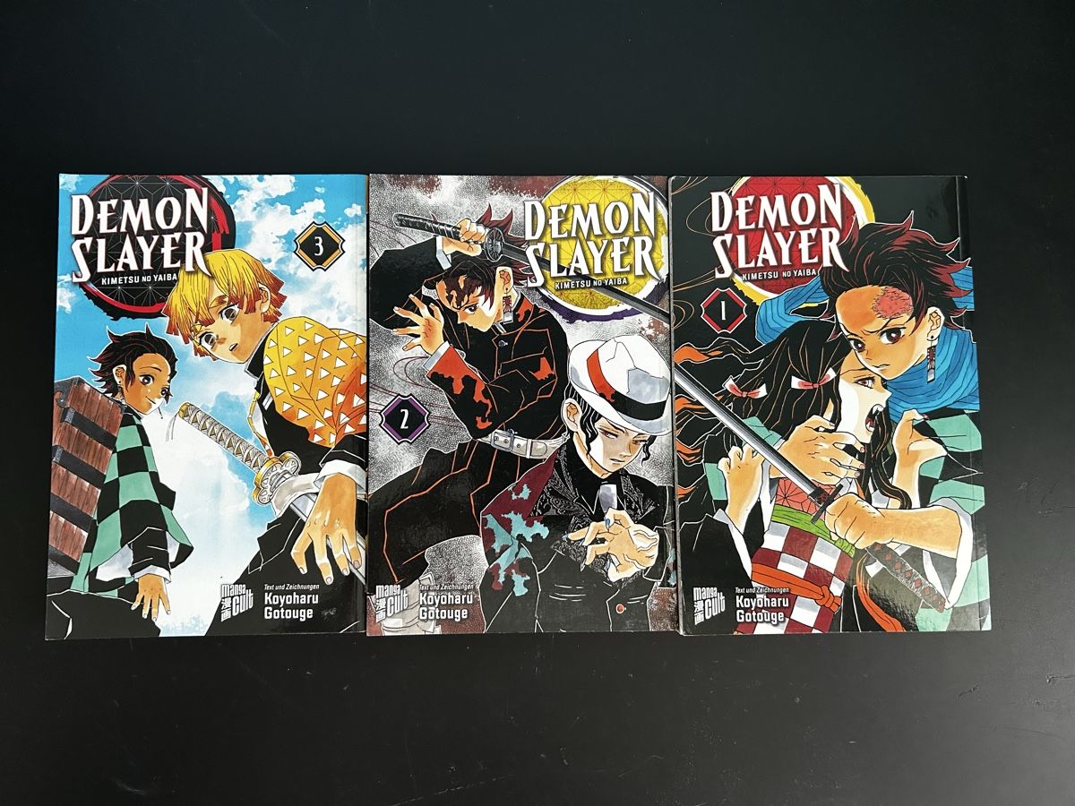 Fumetti: Demon Slayer Bänder 1—3 – Usato da Ettingen venduto da fab_mw9q