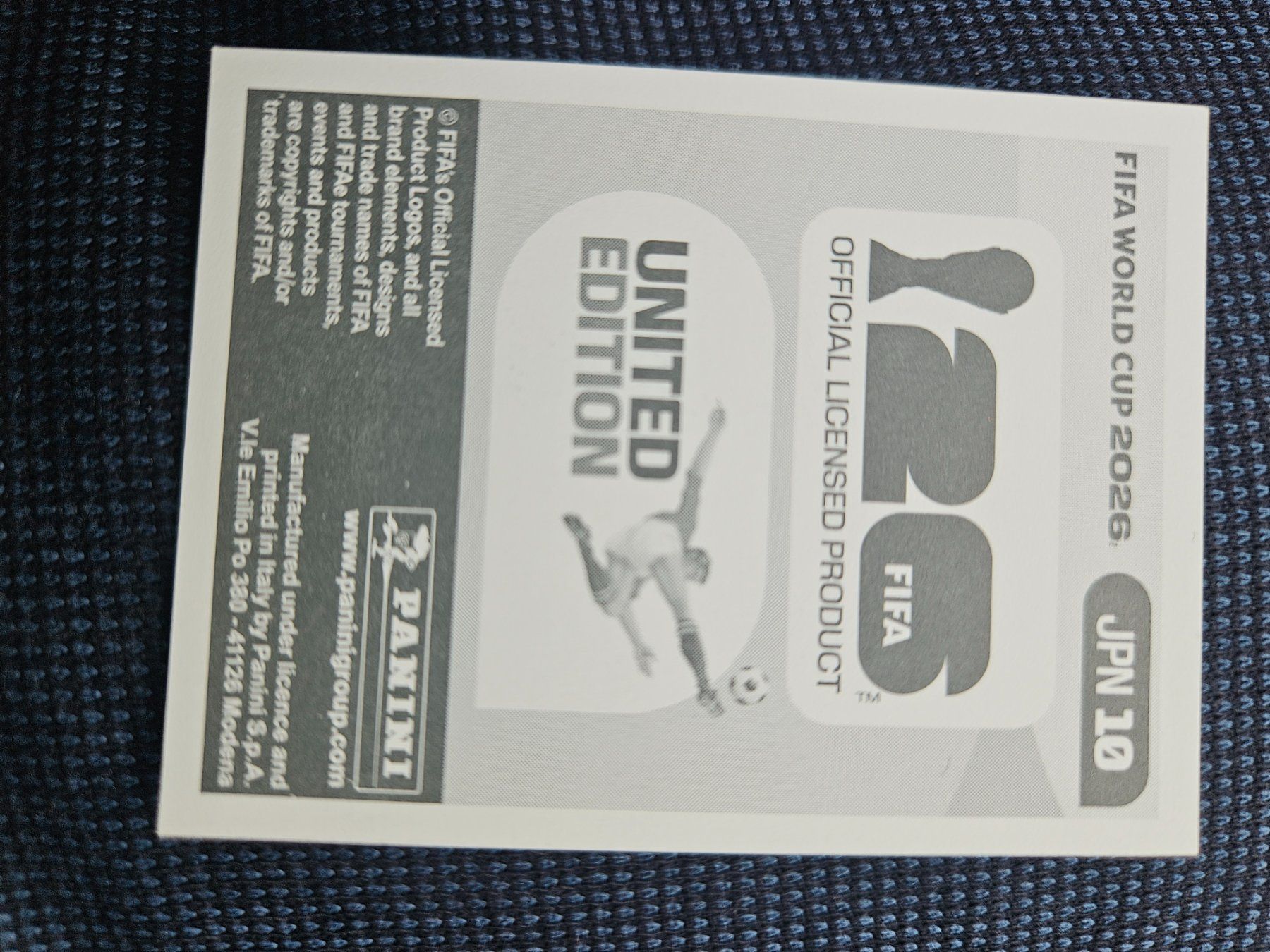 Panini Carte collezionabili: JPN 10 – Usato da Würenlingen venduto da Dinli 1