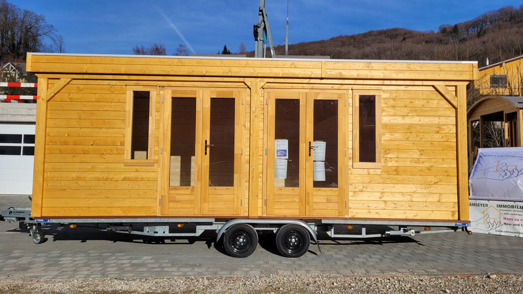 Mobilhome: Tiny Haus Zirkuswagen auf Autoanhänger – Nuovo e nell'imballaggio originale da Diepflingen venduto da Der_billige_max