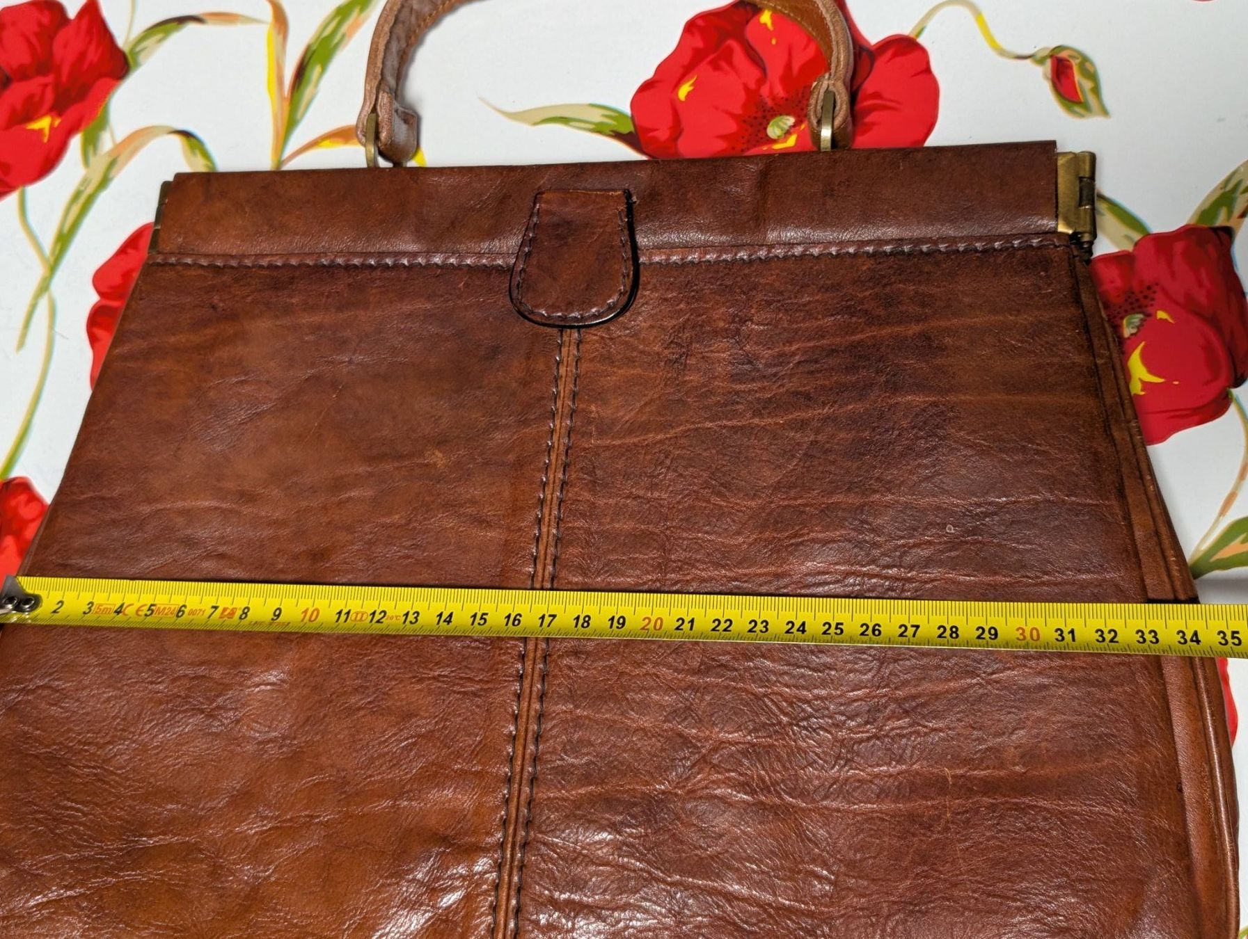 Taschen: Elegante Ledertasche "Le Bridge", Braun – Gebraucht aus Cugnasco von tizianaq 9