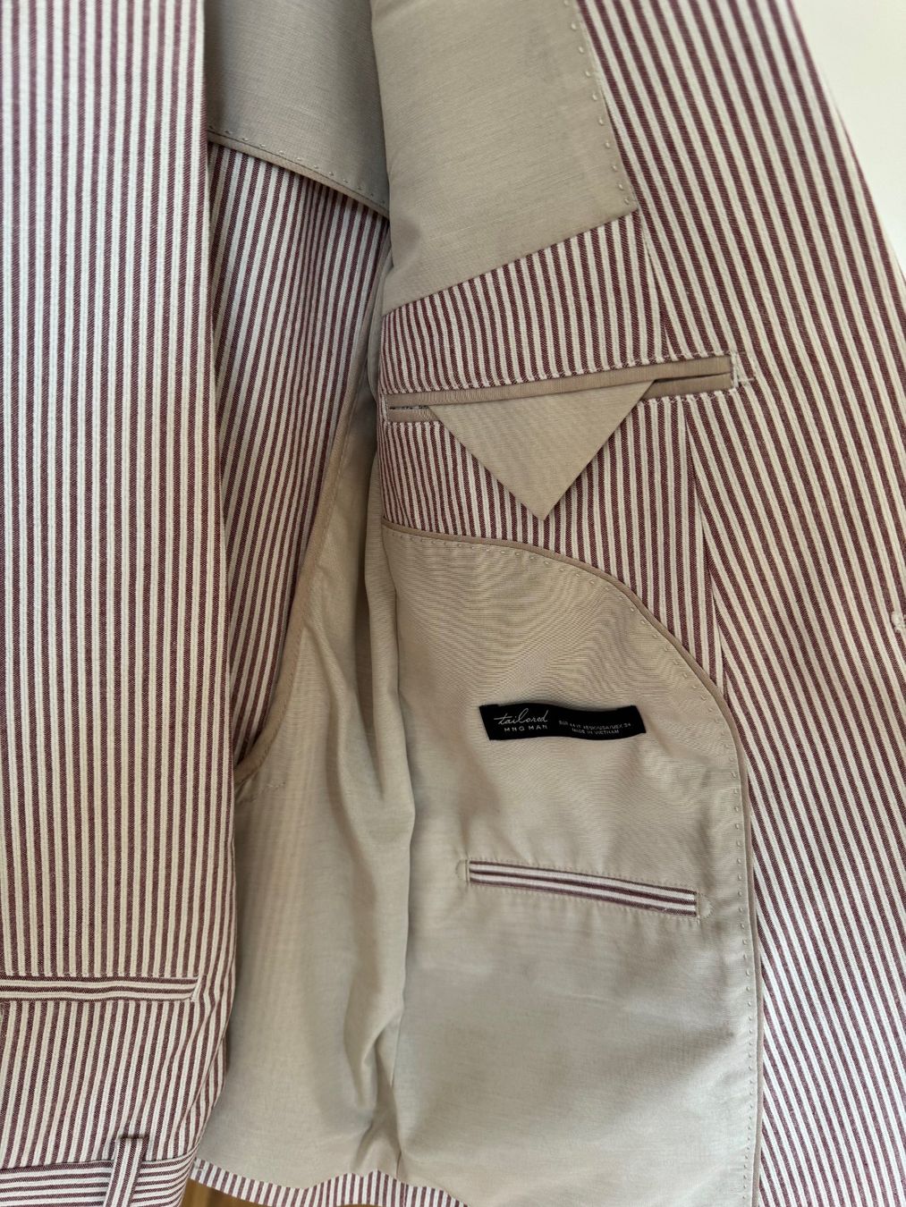 Mango Anzüge: Costume Seersucker taille S - NEUF – Neu und originalverpackt aus Basel von BradPeeters 3
