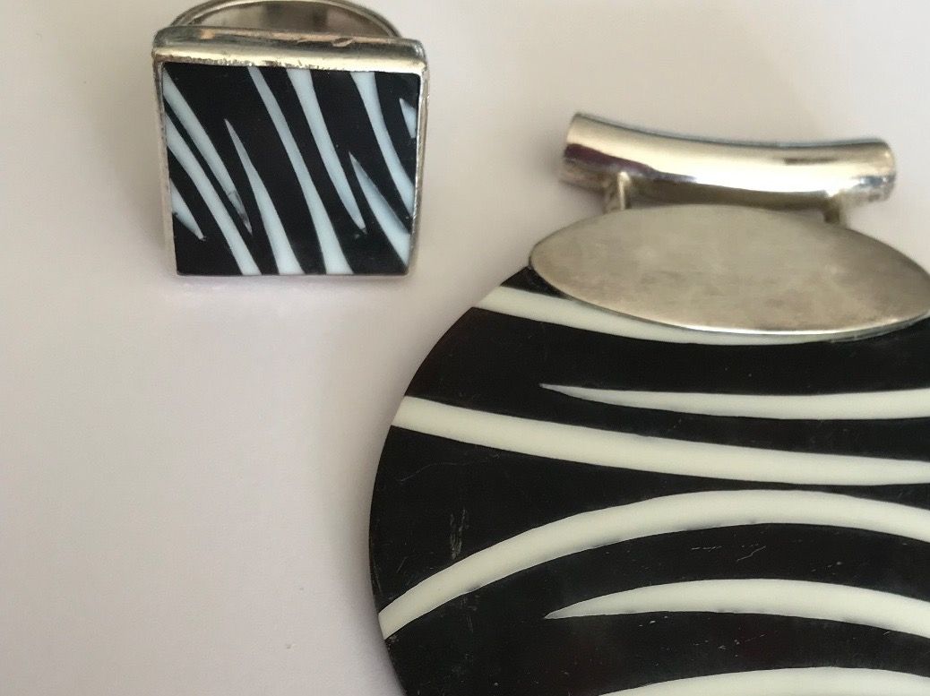 Sonstiger Schmuck: Ensemble en argent bague et pendentif – Gebraucht aus Grimisuat von eliseba88 3