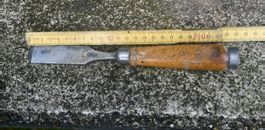 ANTIKER ULMIA A  & Punze STECHBEITEL länge 24cm