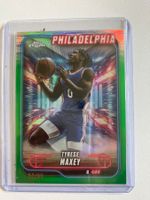 Tyrese Maxey Topps Chrome Basketball Card 52/99
