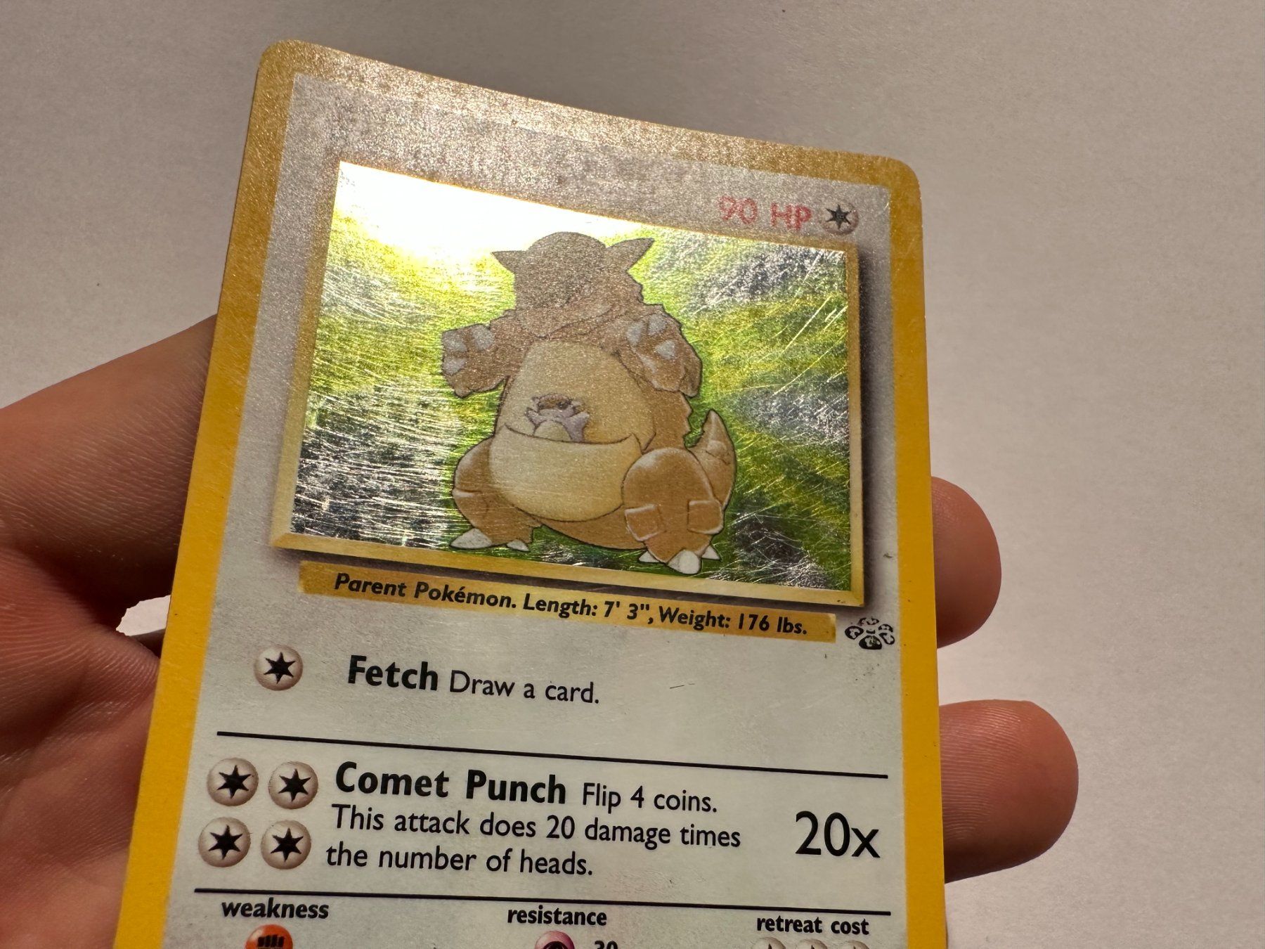 Pokémon Carte collezionabili: Kangaskhan holo Jungle EN – Usato da Hagendorn venduto da Pokecollectorch 3