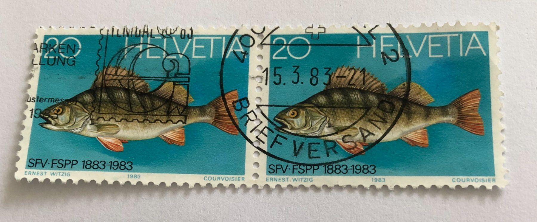 Tutti i francobolli: CH  Briefmarken  Paar gestempel    – Usato da Aarau venduto da Billa007