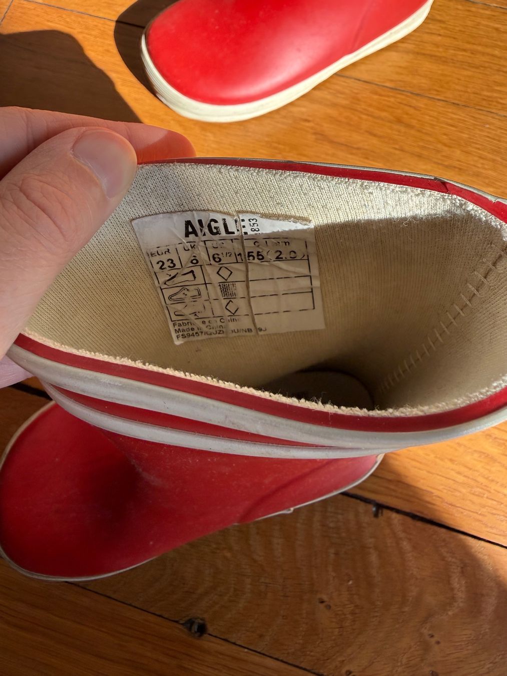 Chaussures garçon: Aigle Gummistiefel Gr. 23 – D'occasion à Zürich par Soschi-25 1