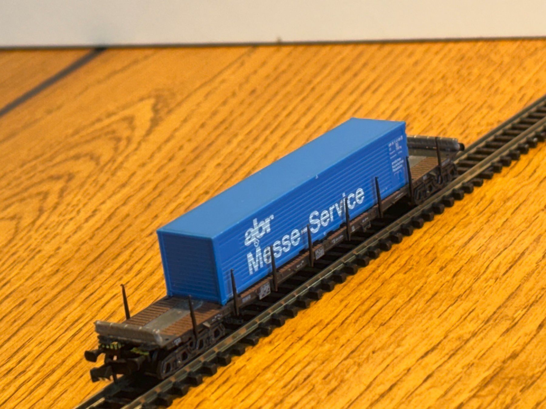 Modellini di ferrovie: L2422: Containerwagen (Spur N) – Usato da Birsfelden venduto da Birs_25 5