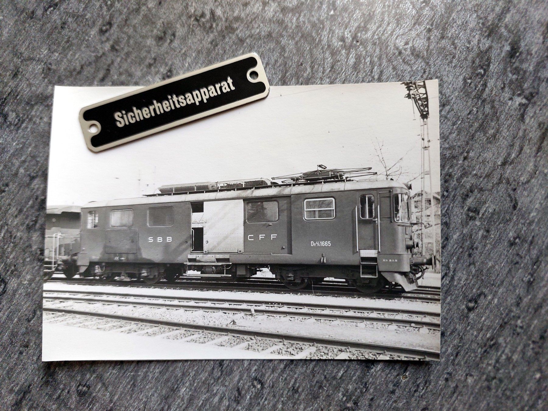 Ansichtskarten: SBB De 4/4 Nr. 1665 "Seetal" - Foto – Gebraucht aus Schönenwerd von Steidi