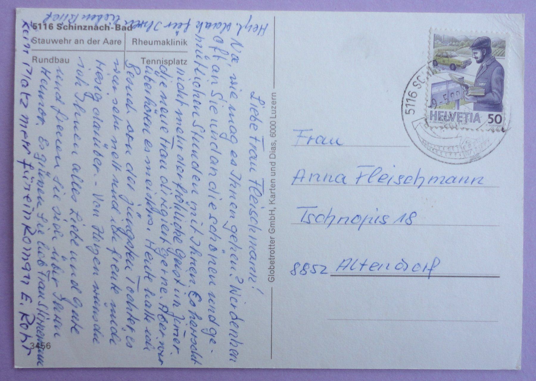 Cartes postales: Schinznach-Bad – D'occasion à Fétigny par Billy2miny 1