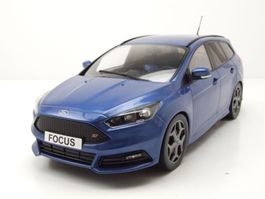 Ford Focus III ST Turnier Phase II 2015-2018 blau met.  1:18