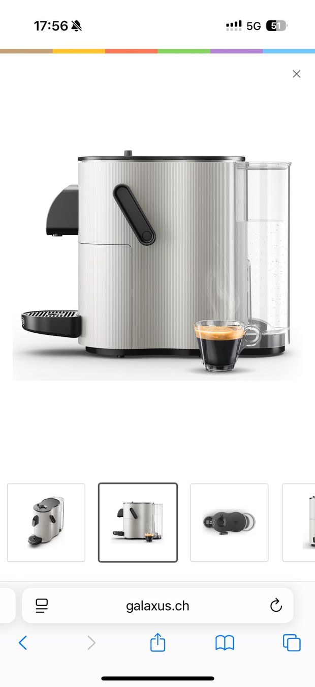 Coffee B Kaffeemaschinen & Espressomaschinen: Neu originalverpackte Coffe B Maschine, kompostierb. Kapseln – Neu und originalverpackt aus Jegenstorf von Mbeibelis 4