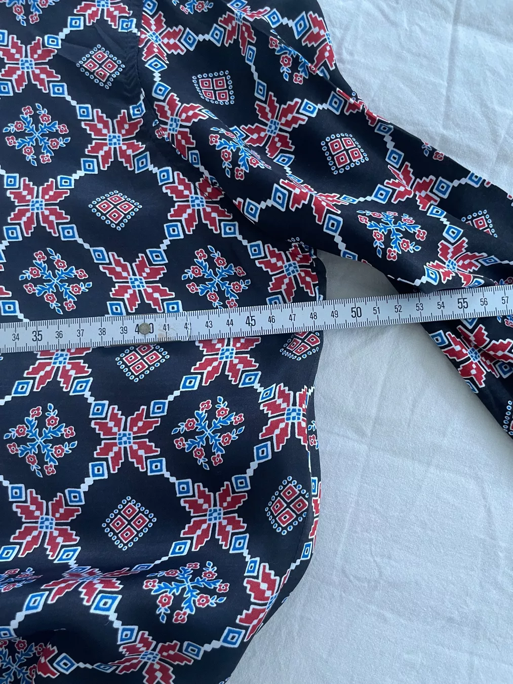 Sandro Camicette: Sandro Bluse schwarz mit Muster – Usato da Buchs SG venduto da VintageHomeCH 5