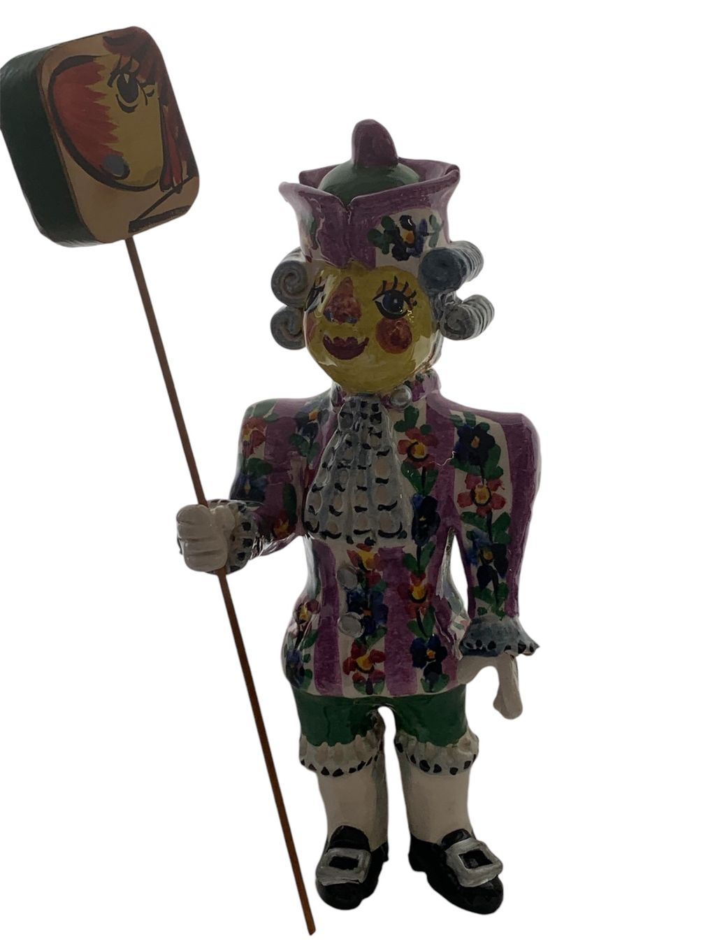 Statuette: Fasnachtsfigur CHAPALLAZ Dummpeter Laternenträger – Usato da Basel venduto da fasnachtsoutlet1965