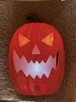 Halloween Deko: Kürbis mit Sound und Licht!