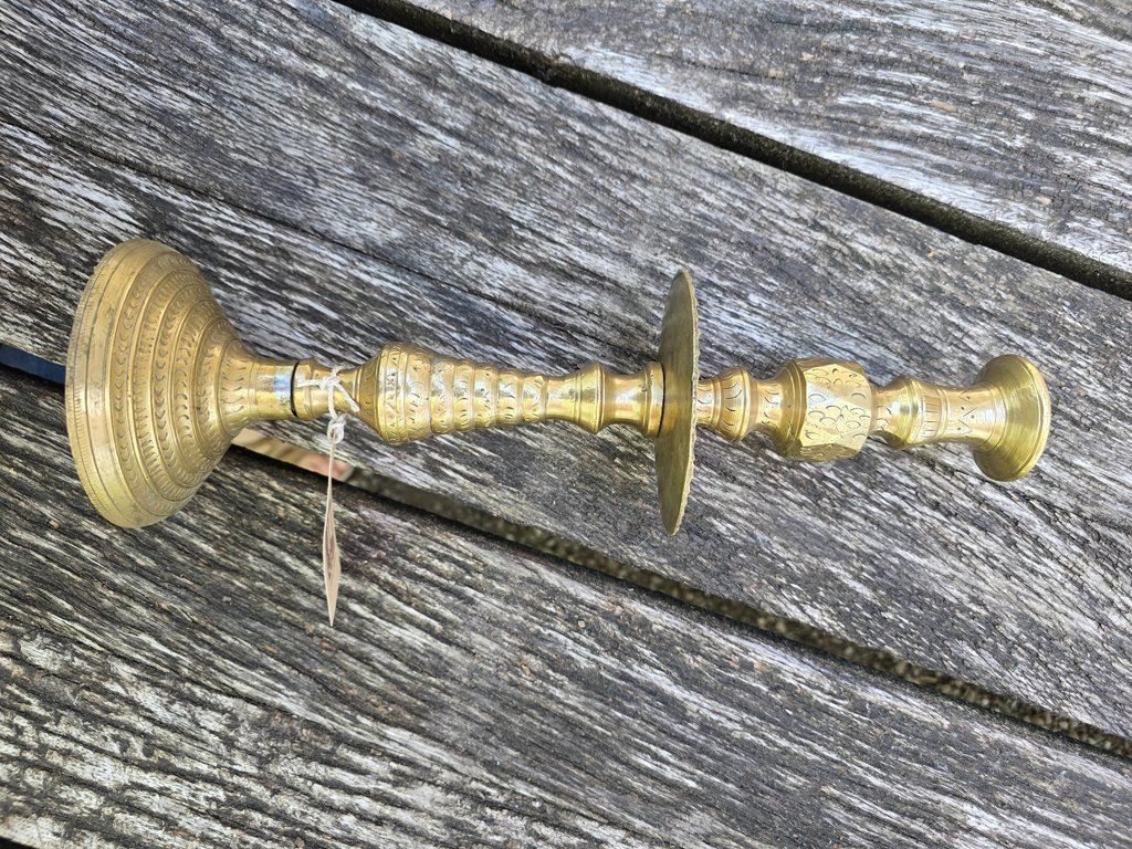 Portacandele: Messing-Kerzenständer, vintage, Marokko ANGEBOT – Usato da Romanshorn venduto da Rachacha