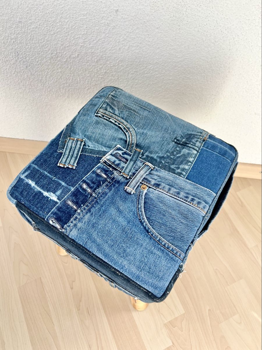 Hocker: Hocker Jeans – Neu (gemäss Beschreibung) aus Winterthur von Metatron1 2