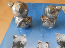 SPARDOSE ,TRESOR, SAFE UEBERRASCHUNG KATZEN  2 ST. MESSAGERS