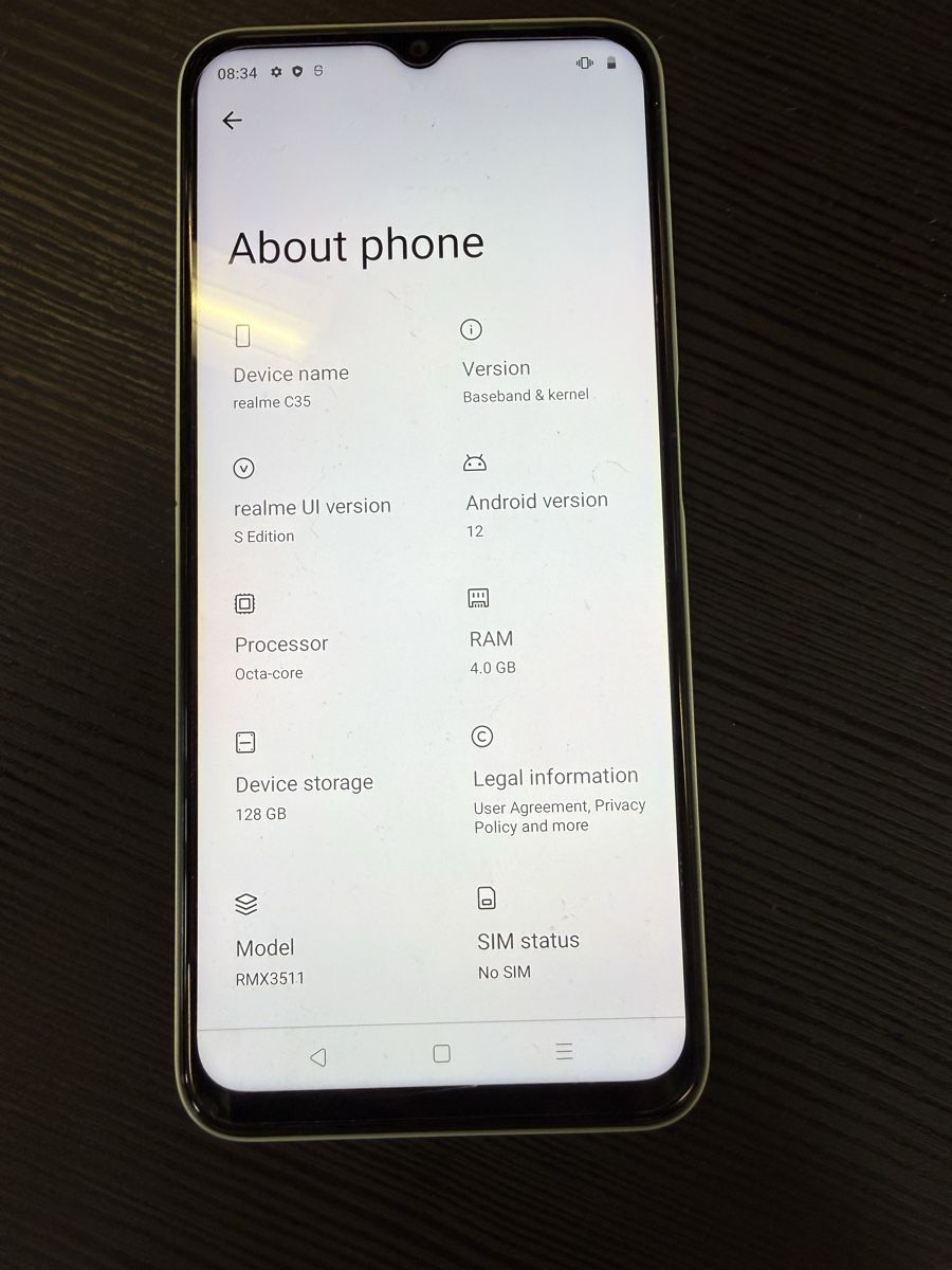 Realme Telefoni cellulari / Smartphones: Smartphone Realme C35 RMX3511 – Usato da Rothrist venduto da jr_returns 2