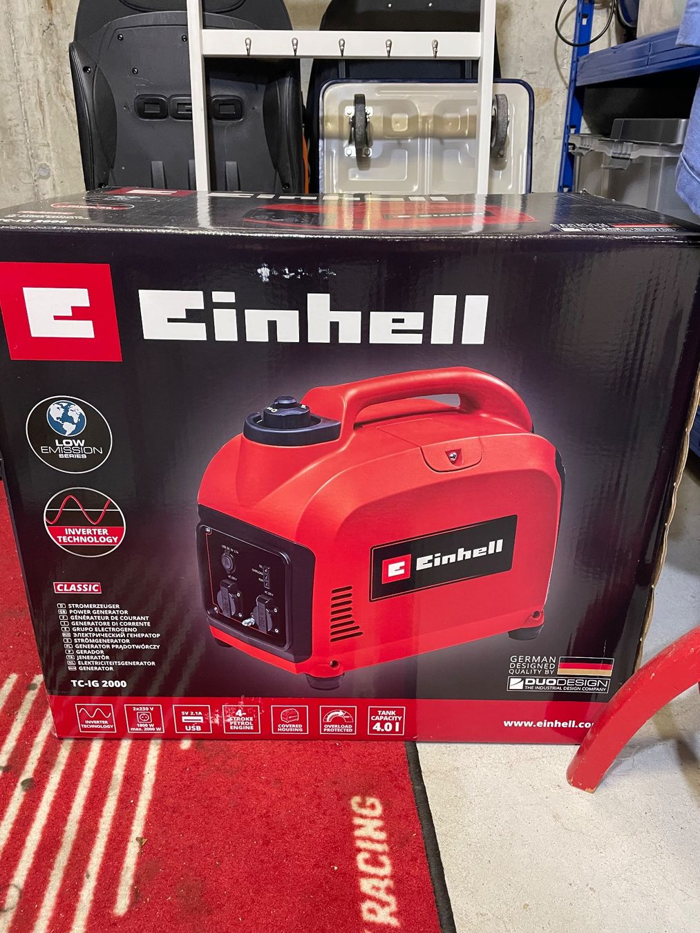 Einhell Generatori di corrente: Einhell Inverter TC-IG 2000 Nie gebraucht oder ausgepackt. – Usato da Schübelbach venduto da markusae 1