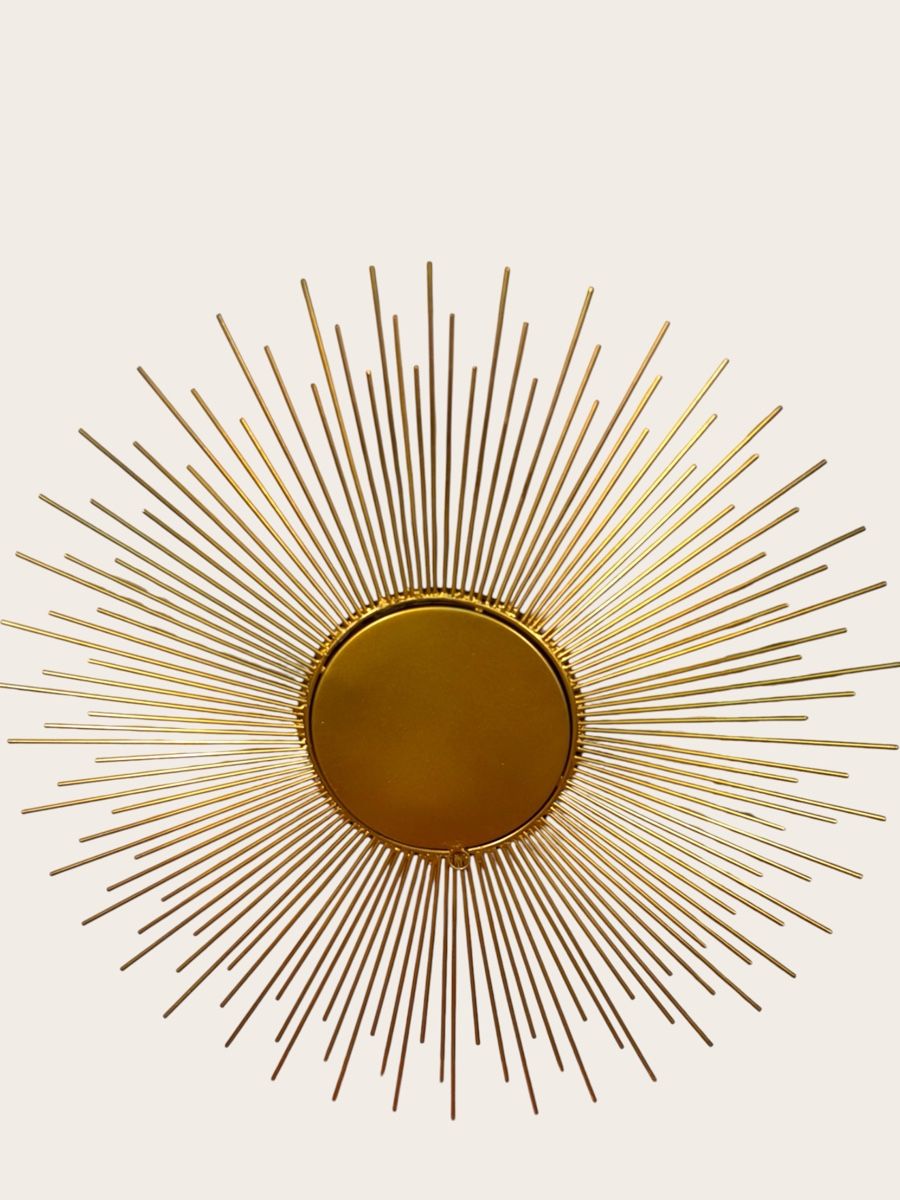 Specchi: Sunburst Mirror Gold Metal Frame – Usato da Lausanne venduto da artnouveau04 4