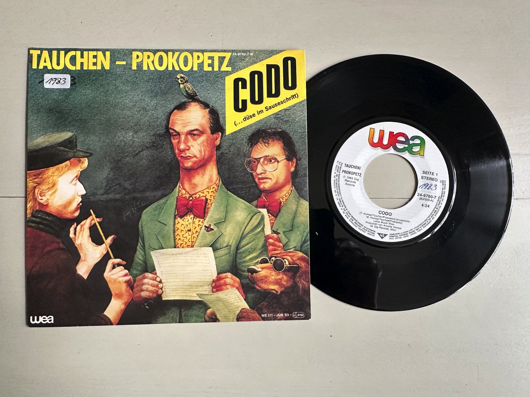 Dischi in vinile: TAUCHEN PROKOPETZ DÖF Kult Single Codo düse Sauseschritt PS2 – Usato da Basel venduto da Partridge