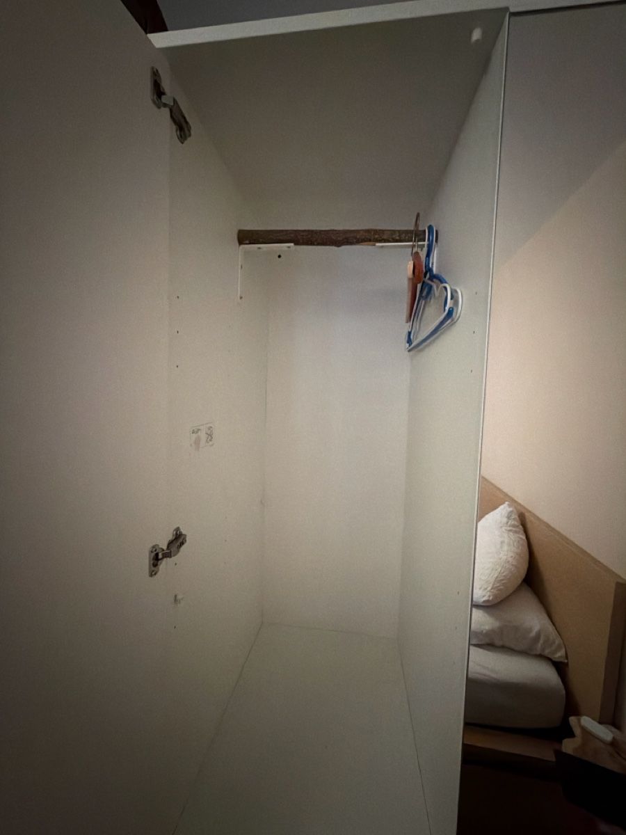 Ikea Schränke: Wardrobe white 2 doors mirror front used condition – Gebraucht aus Zürich von inf_78r8 3