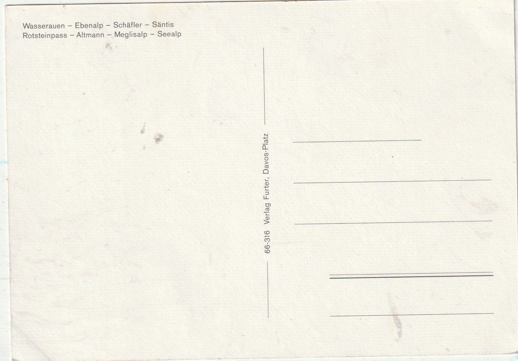 Cartoline postali: Panorama Karte – Usato da Lumbrein venduto da made02 1