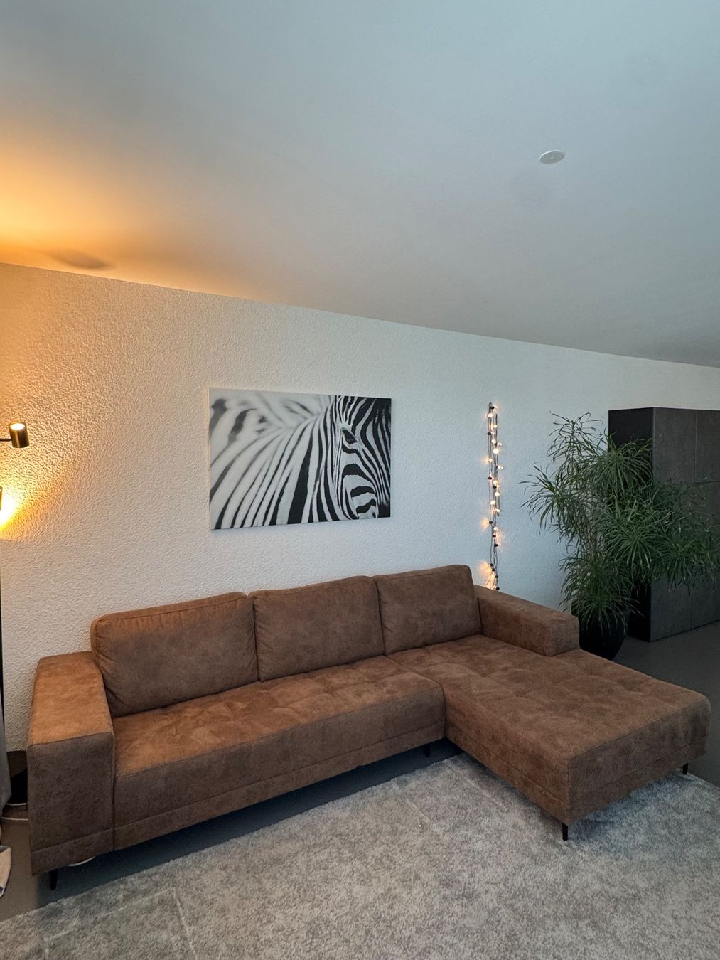 Sofas: Modernes Ecksofa in Antikleder-Optik - CHF 600 – D'occasion à Glattpark Opfikon par Darianails 2