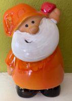 Keramik Zwerg orange, Neu