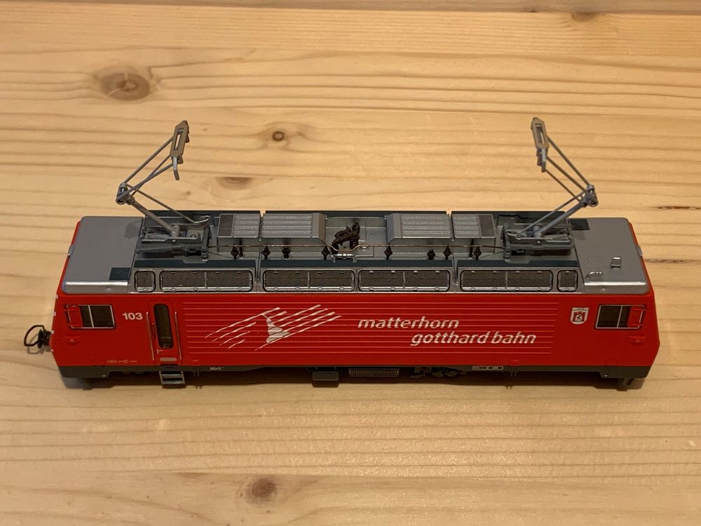 Bemo Modelleisenbahnen: BEMO MGB HGe 4/4 II 103 Chur OVP – Defekt aus Disentis/Mustér von Zbot28 2