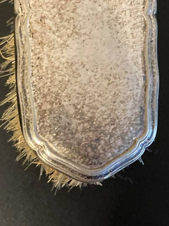 Altro in  Abbigliamento & Accessori: antike versilberte Haarbürste, Kamm, Kleiderbürste – Usato da Winterthur venduto da Floraundfauna 3