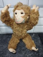 Jouet ancien, singe bras et jambes articulés, 40cm