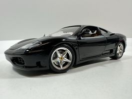 Ferrari 360 Modena 1:18, schwarz, BBURAGO