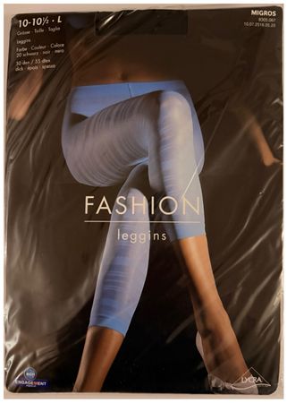 Fashion Leggins - Grösse L - Schwarz
