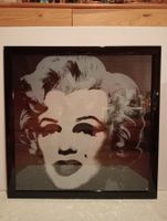 Pop Art Andy Warhol Marilyn Monroe Black Siebdruck 1993