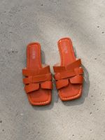 🧡 Sandales orange tendance – Taille 39