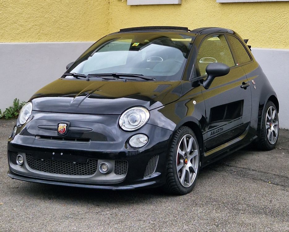 Kohlefaser Rücklicht Abdeckung Für Fiat 500 & Abarth 595/695 (2016-2024) - Sportliche ABS Zierblende