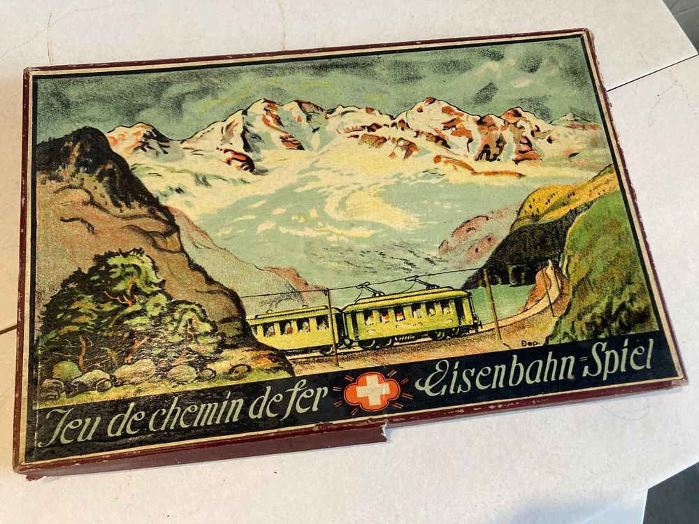 Jeu De Société Saussine AF688 - Le Jeu Du Chemin De Fer Grandes Lignes Européennes