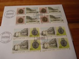 Liechtenstein 2003, Landesmuseum,FDC Satz, Einzel + 4erblock